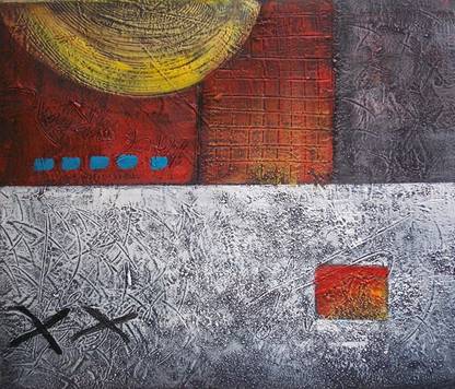 Vitalwalls Abstract Digital Reprint 10.08 inch x 11.8 inch Painting