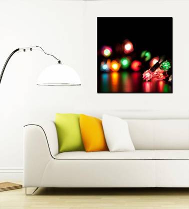 Tallenge Christmas Collection - Christmas Light Decoration - Gallery Wrap Canvas Art