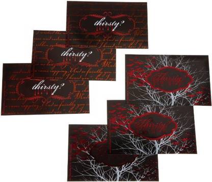 WILTON Vampire Theme Bottle Labels Non-adhesive Paper Label