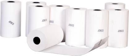 Josco Thermal Big Size plain 79mm x 50 Mtrs Length (3 Inch) 75 gsm Paper Roll