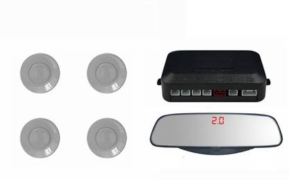 Speedwav 108455 Mirror Screen Voice Assist Reverse SILVER-Mitsubishi Lancer Parking Sensor