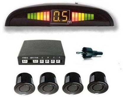 AutoSun BK-153 Reverse Car LED Display Black Honda Civic Parking Sensor