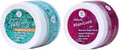 Bloomsberry Minute Manicure and Smoothing Pedicure Jars