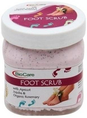BIOCARE Foot Scrub With Apricot Jojoba And Organic Rosemary