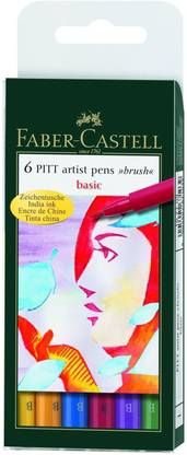 FABER-CASTELL Basic Colour Pitt Artist Fineliner Pen
