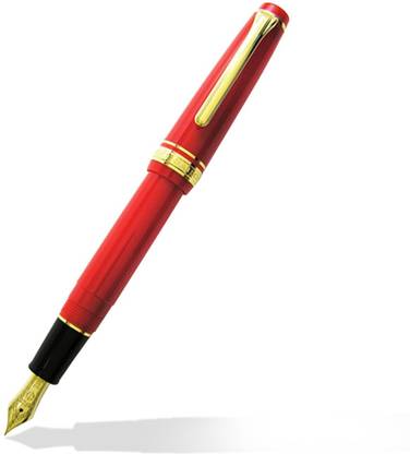 SAILOR Professional Gear Slim Red Gold Trim Medium Nib Fountain Pen