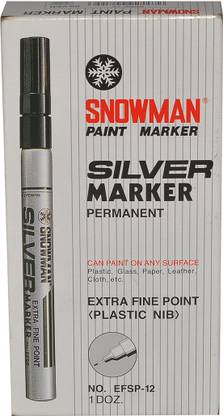 Snowman Silver Marker Permanent Multi-function Pen