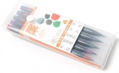 Akashiya Sai Akashiya Sai Coloring Brush Pen Set D (Winter Set)
