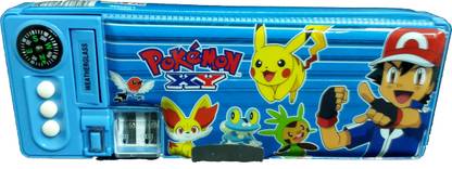 POKEMON Pencil Box Character Face Art Metal Pencil Box
