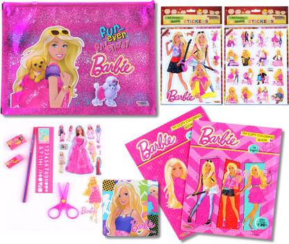 STICKER BAZAAR Barbie Stationery (Gifts) Set Combo-308 Pencil