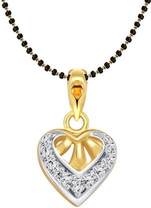 VIGHNAHARTA Gold-plated Cubic Zirconia Alloy Pendant