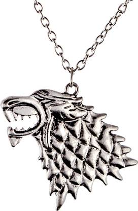 ExBozo Game Of Thrones Stark House Symbol Wolf Song Of Ice And Fire Alloy Pendant