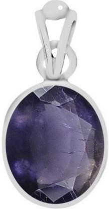 CLARA Certified Iolite (Neeli) 3.9cts or 4.25ratti Sterling Silver Pendant