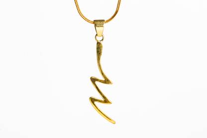Astroyogi raku Gold-plated Silver Pendant