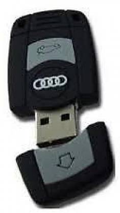 HTH Audi Key Shape 8 GB Pen Drive Compatible with Audio Player USB 2.0 Rubber Case
