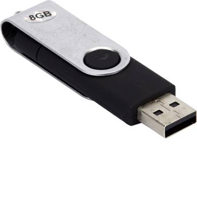 HashTag Glam 4 Gadgets 17364 8 GB Pen Drive Compatible with Netbook, Gaming Console, Desktop Computer, Mobile, Tablet, Audio Player, Television, Laptop USB 2.0 Rubber, Plastic, Metal Case