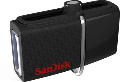 SanDisk SDDD2-128G-GAM46/SDDD2-128G-G46 128 GB OTG Drive Compatible with Desktop Computer, Mobile, Laptop USB 3.0 Plastic Case