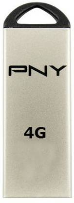 PNY USB Flash Drive 4GB Mini M1 Attache 4 GB Pen Drive Compatible with Desktop Computer, Tablet, Laptop USB 2.0 Metal Case