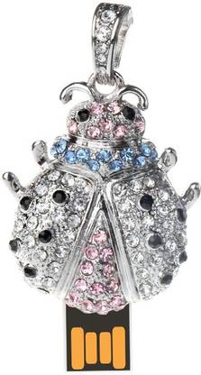 QUACE Beetle 8 GB Pen Drive Compatible with Television, Laptop USB 2.0 Metal Case