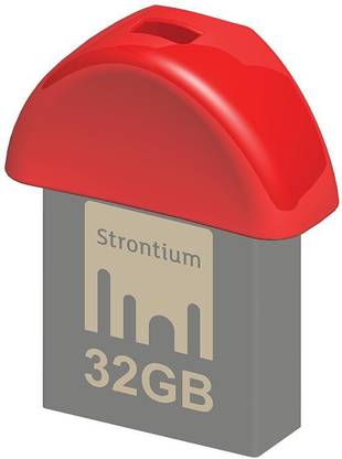 Strontium Nitro Plus Nano 32 GB Pen Drive Compatible with Desktop Computer, Laptop USB 3.0 Metal Case