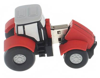 Microware Tractor Shape 8 GB Pen Drive