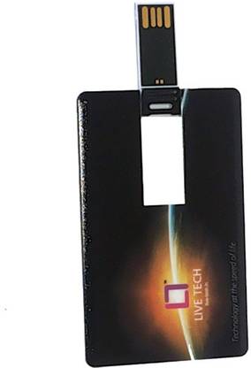 Live Tech Visiting Card 1 4 GB Pen Drive USB 2.0