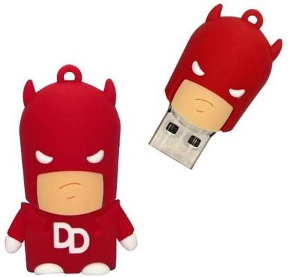 microware Dare To Devil 16 GB Pen Drive Compatible with Netbook, Desktop Computer, Mobile, Tablet, Audio Player, Television, Laptop USB 2.0 Rubber Case