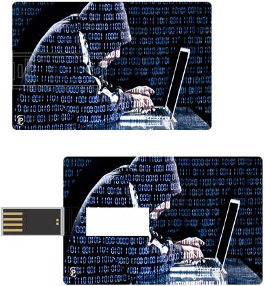 Print Shapes Shutterstock Credit Card Shape 8 GB Pen Drive Compatible with Desktop Computer, Laptop USB 2.0 Plastic Case