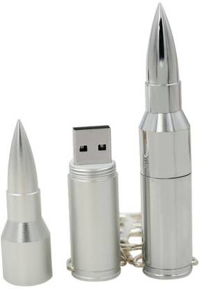 Intex Silver 16 GB Pen Drive Compatible with Gaming Console, Desktop Computer, Audio Player, Television, Laptop USB 2.0 Metal Case