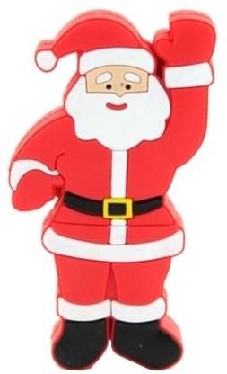 Microware Santa Claus Raising Hand Shape 4 GB Pen Drive