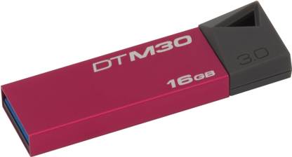 KINGSTON DataTraveler DTM Mini 16 GB Pen Drive Compatible with Desktop Computer, Laptop USB 3.0 Metal Case