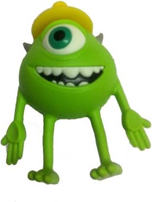 microware One Eye Monster Yellow Cap 8 GB Pen Drive Compatible with Netbook, Desktop Computer, Mobile, Tablet, Audio Player, Television, Laptop USB 2.0 Rubber Case