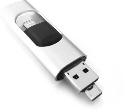 Smiledrive MFI 32gb Universal iPhone Android Phone Laptop PC Pendrive 360 - Super Fast All Device Flashdrive 32 GB Pen Drive Compatible with Netbook, Desktop Computer, Mobile, Television, Audio Player, Laptop USB 3.0 Plastic, Metal Case