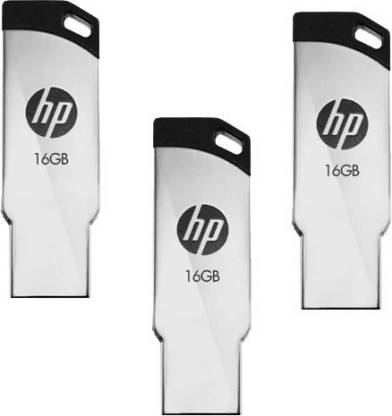 HP V236W 16 GB Pen Drive Compatible with Desktop Computer, Laptop USB 2.0 Metal Case
