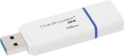 KINGSTON DTIG4 USB 3.0, 16 GB Pen Drive Compatible with Desktop Computer, Tablet, Television USB 3.0 Plastic Case