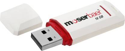 moserbaer USB Drives 16GB Knight 16 GB Pen Drive Compatible with Laptop USB 2.0 Plastic Case