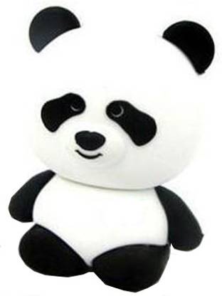 Microware Panda Rubber Shape Designer 4 GB Pendrive