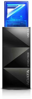 ADATA Flash Drive UC340 16 GB Pen Drive Compatible with Netbook, Desktop Computer, Laptop USB 3.0 Metal Case