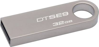 KINGSTON DataTraveler SE9 32 GB Pen Drive Compatible with Desktop Computer, Laptop USB 2.0 Metal Case