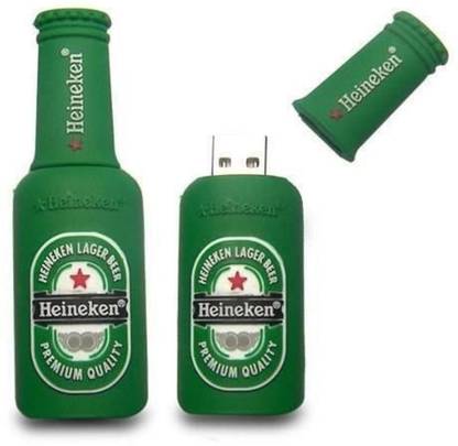 Storme Beer Bottle 8 GB Pen Drive Compatible with Netbook, Desktop Computer, Television, Laptop USB 2.0 Rubber Case