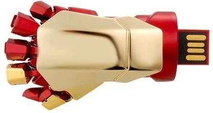 QUACE Cool Superhero Hand Usb With Led 16 GB Pen Drive Compatible with Desktop Computer, Television, Audio Player, Laptop USB 2.0 Plastic Case