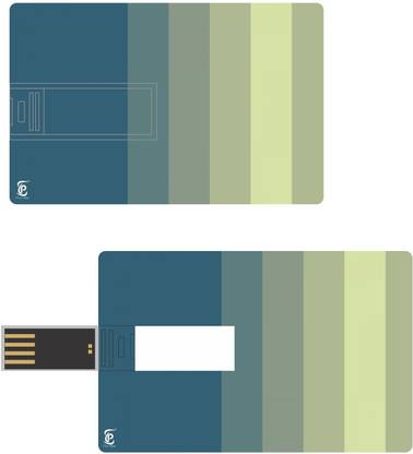 Print Shapes stripes gradient 8 GB Card Pendrive 8 GB Pen Drive Compatible with Desktop Computer, Laptop USB 2.0 Plastic Case