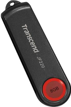 Transcend JetFlash 220 Fingerprint 8 GB Pen drive