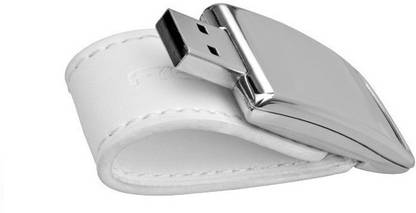 Eshop Unique Leather Magnetic Flap Keychain Storage Stick USB 4 GB Pen Drive Compatible with Gaming Console, Desktop Computer, Television, Audio Player, Laptop USB 2.0 Metal Case