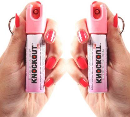 Knockout Pair of Key Ring for Women Pepper Stream Spray