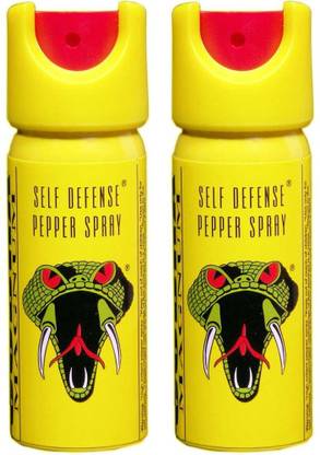 COBRA Pair of Self Defence Pepper Stream Spray
