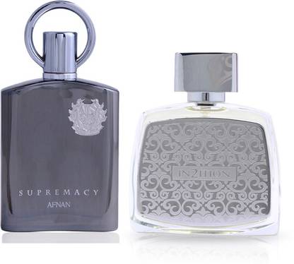 AFNAN Supremacy Silver And In2tion Silver Perfume Combo (Pack Of 2, 100 ml Each) Eau de Parfum  -  100 ml