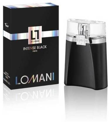 LOMANI Intense Black Eau de Toilette  -  100 ml
