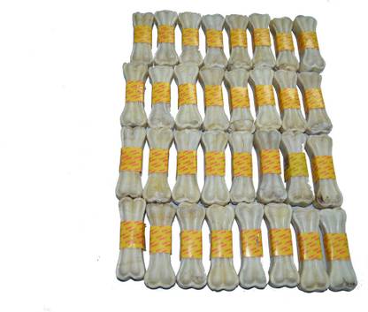 Bow! Wow !! Raw Hide Pressed Bone for Small dogs Lamb Dog Chew