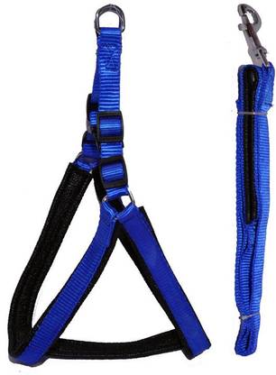 Petshop7 Nylon 0.75 inch (Chest Size : 22-25 inch) soft Padding Dog Harness & Leash